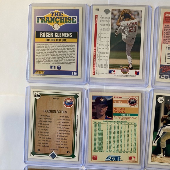 ✨Vintage Baseball Card Lot – Nolan Ryan, Roger Clemens, Jose Canseco (9 Cards)✨ - Picture 14 of 16